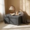 Storage Ottoman, Tufted Footstool.