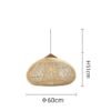 0317ccd6-31a5-4b29-bf9c-e6f19bea0725.jpg Vintage Living Room Wooden Wind Rattan Woven Chandelier