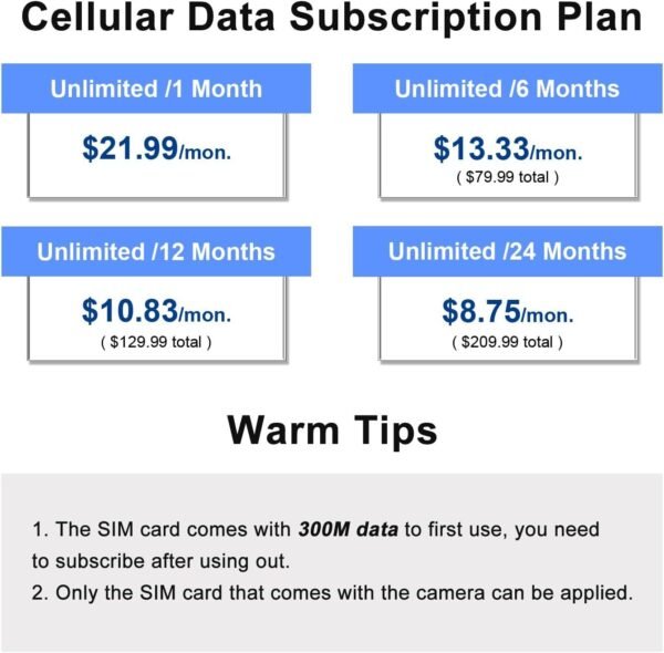 Cellular Security Camera Outdoor Wireless, No WiFi Needed Solar Powered 4G LTE Camera, 2K Color Night Vision, PIR Motion Sensor, 360 Live View, Two-Way Audio, SIM Card & SD Card Included