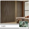 95" x 8" Wood Panels for Wall, 4 Pack Acoustic Panels, Sound Absorbing Slat Wall For Interior Wall Decor, Home, Walnut