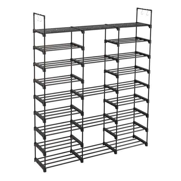 0dd2f5bd-f7b0-446a-9d19-788f7793a94b.jpg 3 Rows And 9 Layers With Hooks Can Hold 50 Pairs Of Shoe Racks