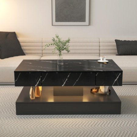 6.93IN High LED Coffee Table
