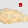 Net red cotton floating cloud lamp cloud chandelier