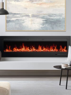 Electric Fireplace Heater With Remote Control