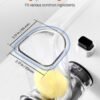 14b81e92-3d80-4974-bcdb-0a1d1d041046.jpg Electric Cheese Grater Salad Maker, 200W Salad Shooter,