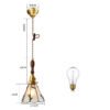 Japanese Retro Restaurant Bedroom Homestay Brass Glass Chandelier