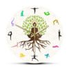 Yoga Action Personality Clock Wall Clock