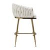 168946eb-0c3a-4d11-a268-1940134a50c2.jpg 26 Counter Height Bar Stools Velvet Kitchen Island Counter Bar Stool With Hand- Wave Back,golden Chromed Base And Footrest