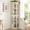1b3e1528-df2c-42f1-a460-98162f1950bd.jpg Lighted Corner Curio Cabinet