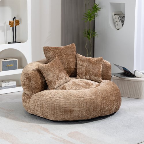 COOLMORE Lazy Sofa Durable Comfort Lounger High Back Bean Bag Chair Couch