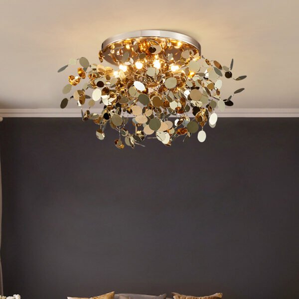 Living Room Showcase Bar Tree Blade Chandelier