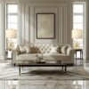 Two-piece Set Of Table Lamps Golden Brass Swan