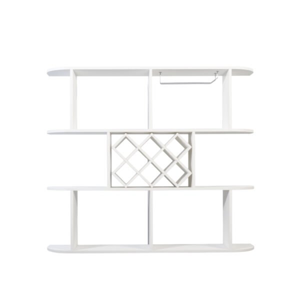 Large Wall Mounted 3 Tier  Rustic Bottle Wine Rack