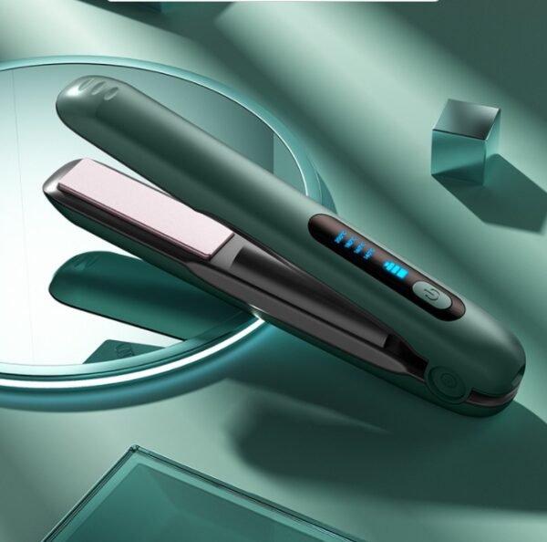 2888fe13-4435-4e63-8fd2-154a4ece0ac4.jpg Wireless Hair Straightener Flat Iron Mini 2 IN 1 Roller