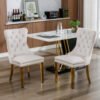 Modern, High-end Tufted Solid Wood Contemporary Velvet Upholstered Dining Chair