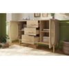 Rattan Sideboard Storage Cabinet With 2 Doors 3 Drawers