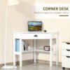 2f664dad-ba5c-4e90-acab-9319eb2e6e34.jpg Corner Desk, Triangle Computer Desk with Drawer and Storage Shelves for Small Spaces,