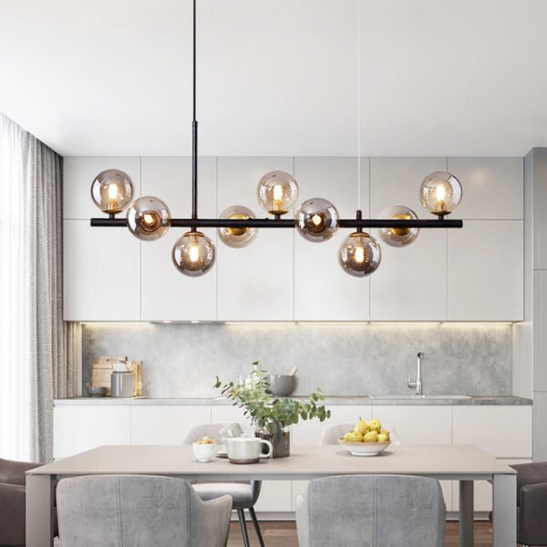 31e25249-0434-4666-8227-787debe3ba45.jpg A Long Minimalist Glass Magic Bean Chandelier