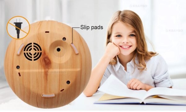 362866586899.jpg Creative Home Appliance Full Wood Grain Remote Control Aromatherapy Lamp