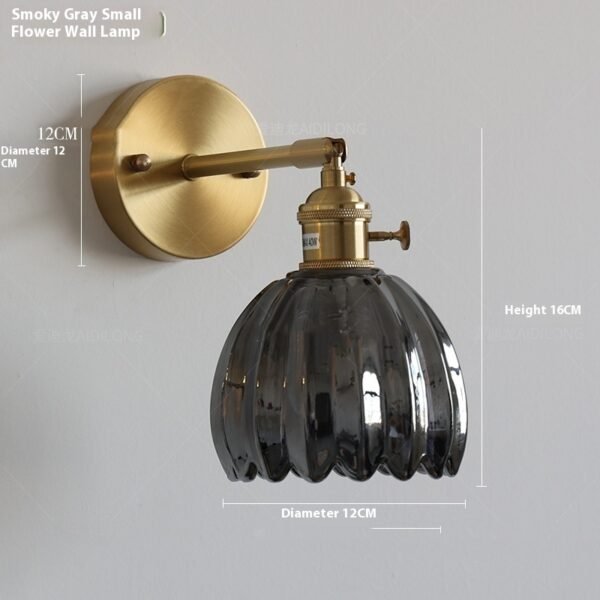 36ca4f10-1c3f-4461-a32e-155309336527_trans.jpeg Retro Copper Glass Amber Little Flower Single-head Bedroom Simple Chandelier
