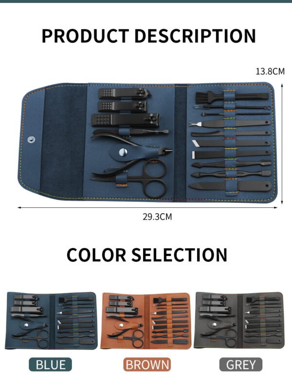 16pcs set Nail Clipper Cutter