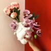 Shape Flower Vase Nordic Style Flower Pot Art Vases Sculpture