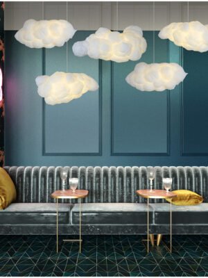 Net red cotton floating cloud lamp cloud chandelier