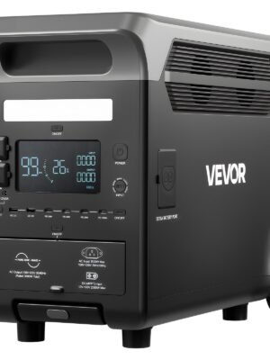 Portable Power Station, 3600W 3840Wh Power Station Solar Generator With 10 Output Ports & Adjustable Input Power,