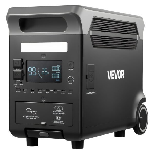 3aa08cfb-9f96-4314-9bce-11d7fce92ef4.jpg Portable Power Station, 3600W 3840Wh Power Station Solar Generator With 10 Output Ports & Adjustable Input Power,