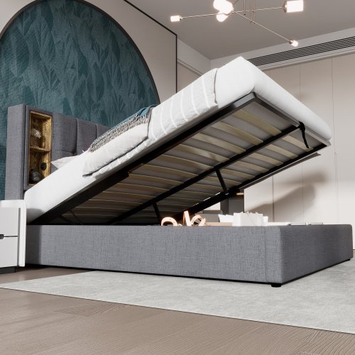 3ae4bd66-7c73-40b5-bf96-f199d5c0b43a.jpg Hydraulic Storage Bed With Hydraulic Lever,