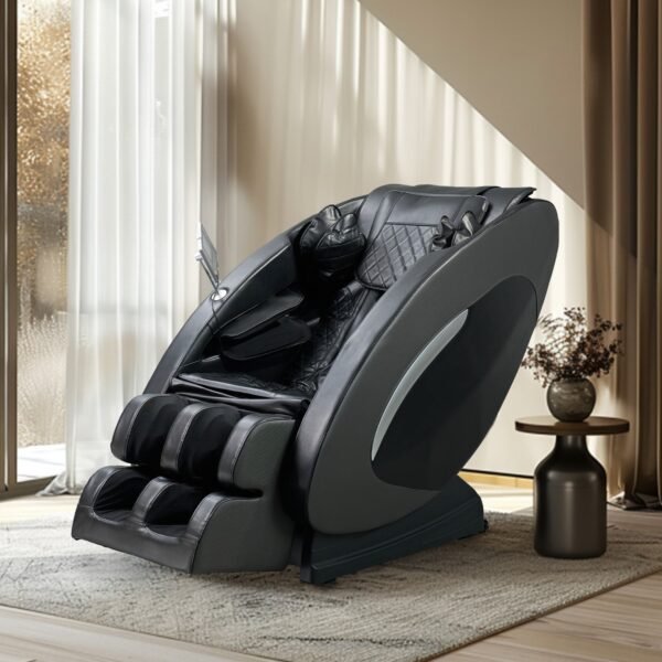 3dca28c3-27a9-4efb-8286-91b17ea7f041.jpg Massage Chairs Full Body Massage Recliner With Foot Roller,Airbag Massage SL Track, Zero Gravity, Bluetooth Speaker,Black