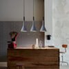 Nordic Minimalism Aluminum Horn Chandelier Restaurant Bar Lamp