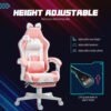 Cute Racing Gamer Chair, Pink
