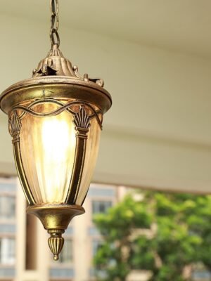 Outdoor Waterproof LED Chandelier Corridor Aisle Garden Lamp