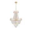 Golden Crystal Chandelier