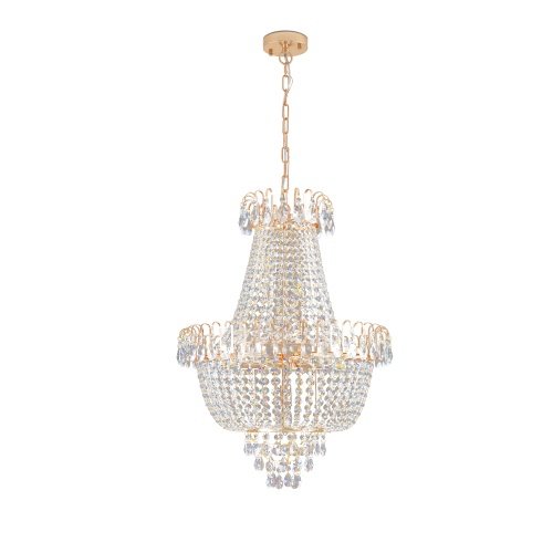 Golden Crystal Chandelier