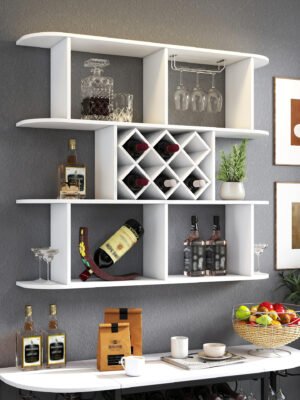 4bda4675-1390-4acc-b9f9-205e3c893dcd.jpg Large Wall Mounted 3 Tier Rustic Bottle Wine Rack
