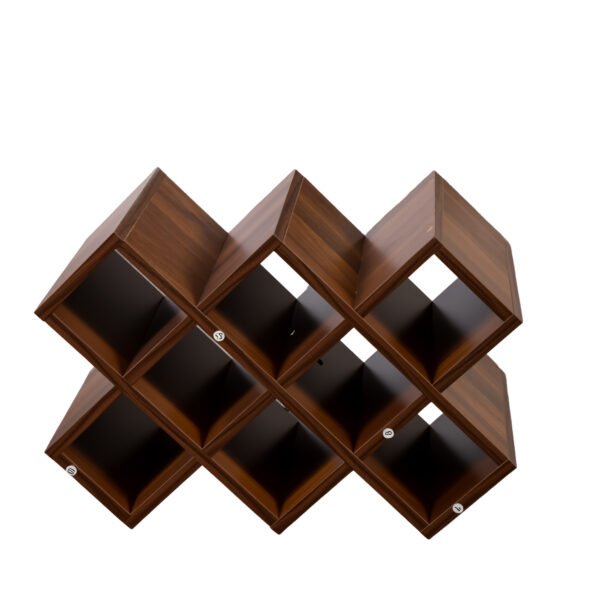 Large Wall Mounted 3 Tier  Rustic Bottle Wine Rack