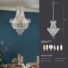 Golden Crystal Chandelier