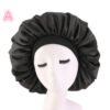 Beauty print Satin silk Bonnet sleep night cap