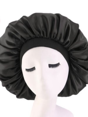 Beauty print Satin silk Bonnet sleep night cap