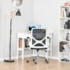 58754976-3287-4829-9723-63a267b8577e.jpg Corner Desk, Triangle Computer Desk with Drawer and Storage Shelves for Small Spaces,