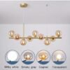 5932e705-7f35-4f47-9ce7-bb66d0fe7dbe.jpg A Long Minimalist Glass Magic Bean Chandelier