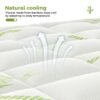 5c080900-f52d-4cc5-a57c-46e184bb866c.jpg Mattress Protector, Thickened Mattress Pad With Bamboo Fiber Viscose Filling