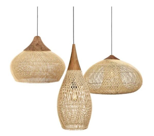 5c809a33-76f9-4329-9681-d57fa2adef72.jpg Vintage Living Room Wooden Wind Rattan Woven Chandelier
