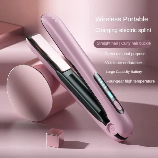 5f447d2d-0466-41d5-bba3-925b294dc777.jpg Wireless Hair Straightener Flat Iron Mini 2 IN 1 Roller