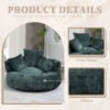 COOLMORE Lazy Sofa Durable Comfort Lounger High Back Bean Bag Chair Couch
