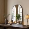 61485a7b-e877-41b8-8354-7c9f5b637d14.jpg Bathroom Wall Mirror, Metal Frame Vanity Mirror For Bedroom, Entryway, Living Room