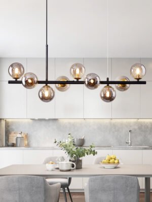 661458b0-e6c2-4edf-81dc-c228c9159c6a.jpg A Long Minimalist Glass Magic Bean Chandelier