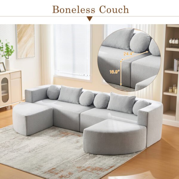 662d9877-063e-4382-acb1-3d9f359b54ff.jpg Boneless Couch Modular Sectional Sofa 114.9